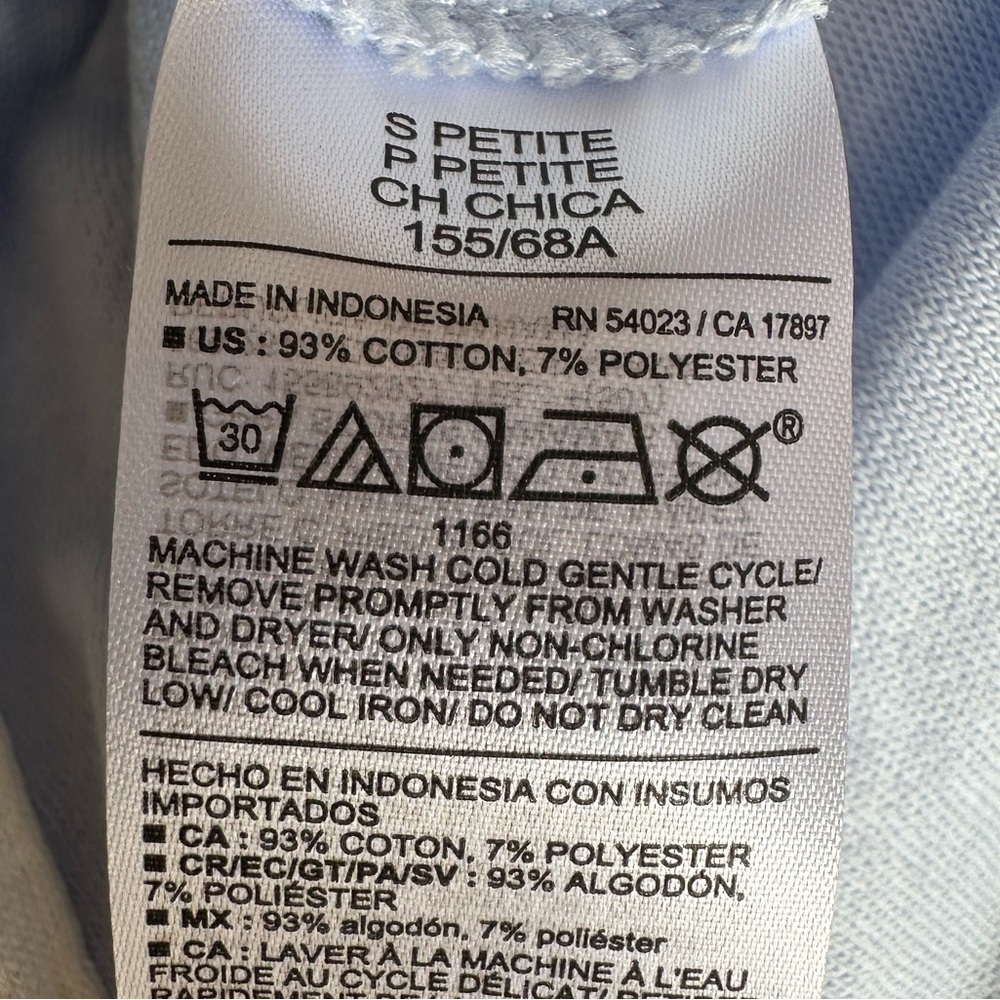 NWT Old Navy High-Waisted SoComfy Wide-Leg Sweatpants Light Blue & White Size SP - Picture 9 of 12